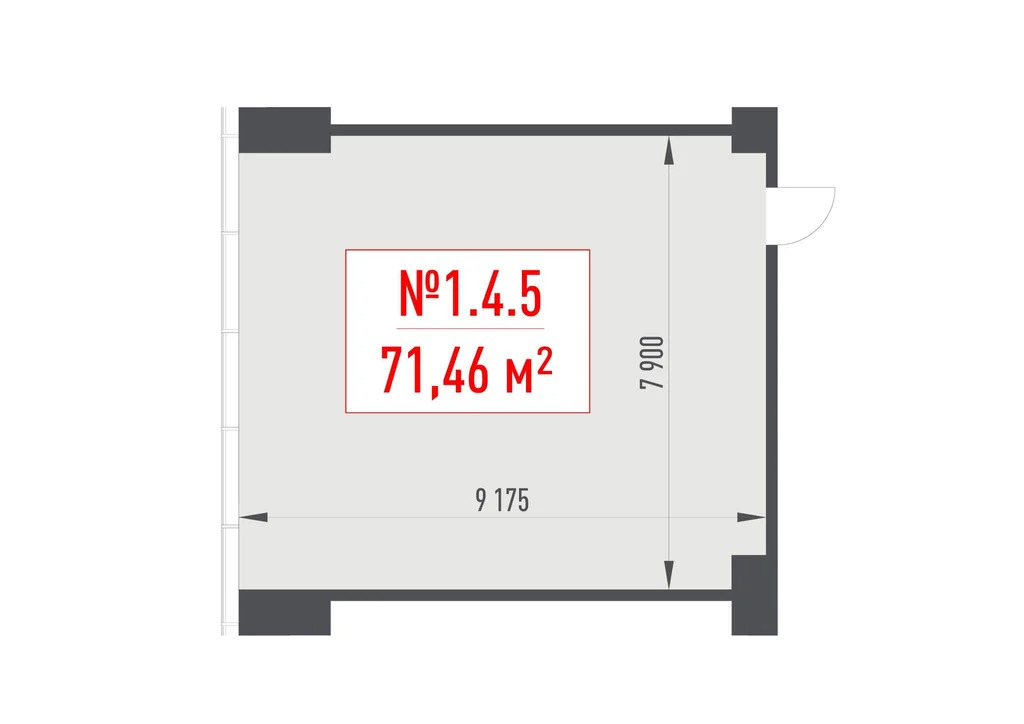 Продажа офиса 71.46 м2 - Фото 3