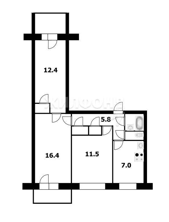 Продажа квартиры, Новосибирск, ул. Толбухина - Фото 15