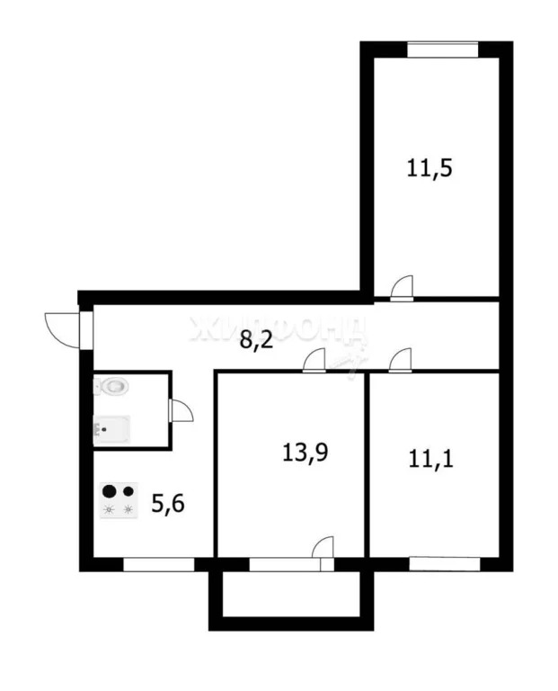 Продажа квартиры, Обь, ул. Железнодорожная - Фото 9