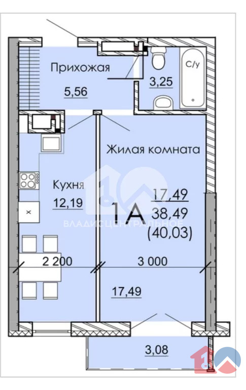 городской округ Новосибирск, Новосибирск, улица Есенина, д.12/1, ... - Фото 1