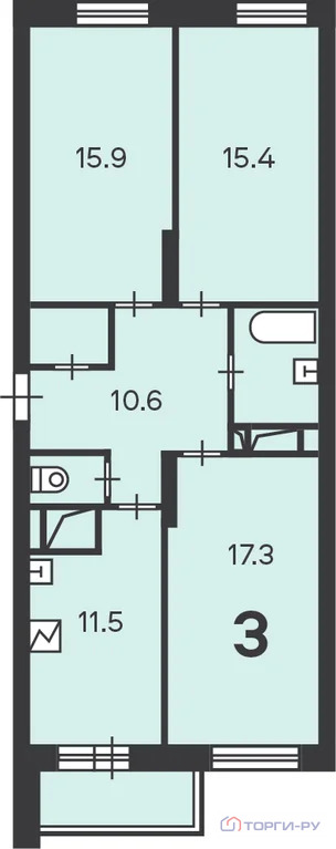 Продажа квартиры, 5-я Парковая улица - Фото 5