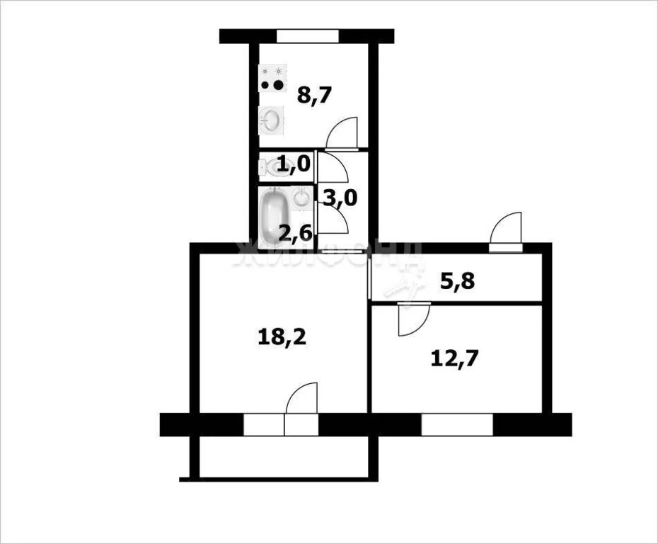 Продажа квартиры, Новосибирск, Владимира Высоцкого - Фото 3