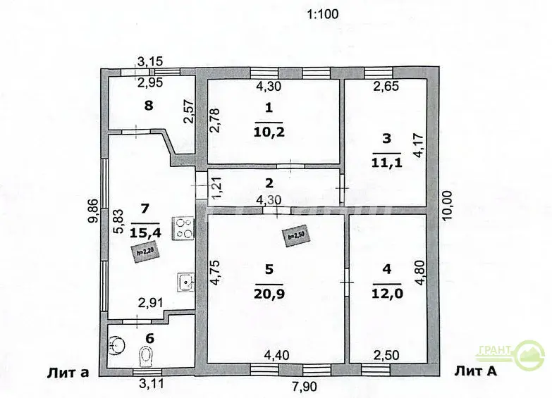 Жилой дом с МЕБЕЛЬЮ ул. Орлова Белгород - Фото 37