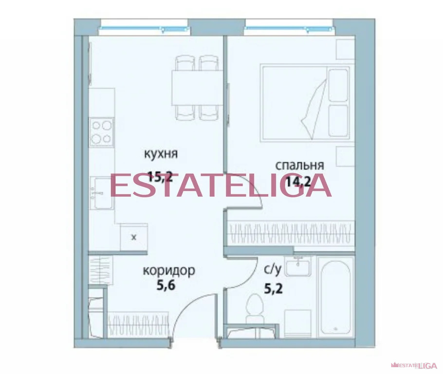 Продажа квартиры, улица Крузенштерна - Фото 1