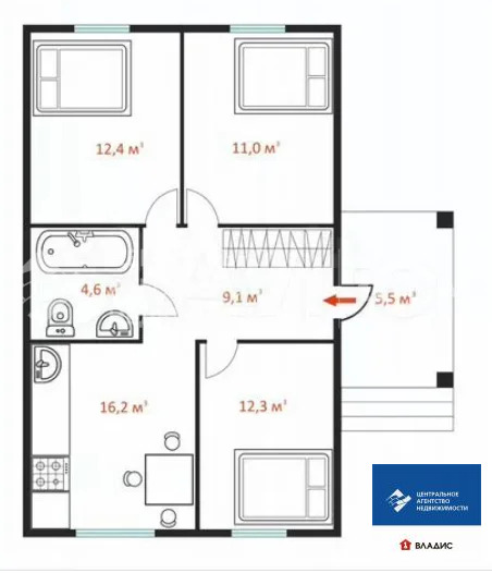 Продажа дома, Рыбное, Рыбновский район, ул. Цветочная - Фото 20