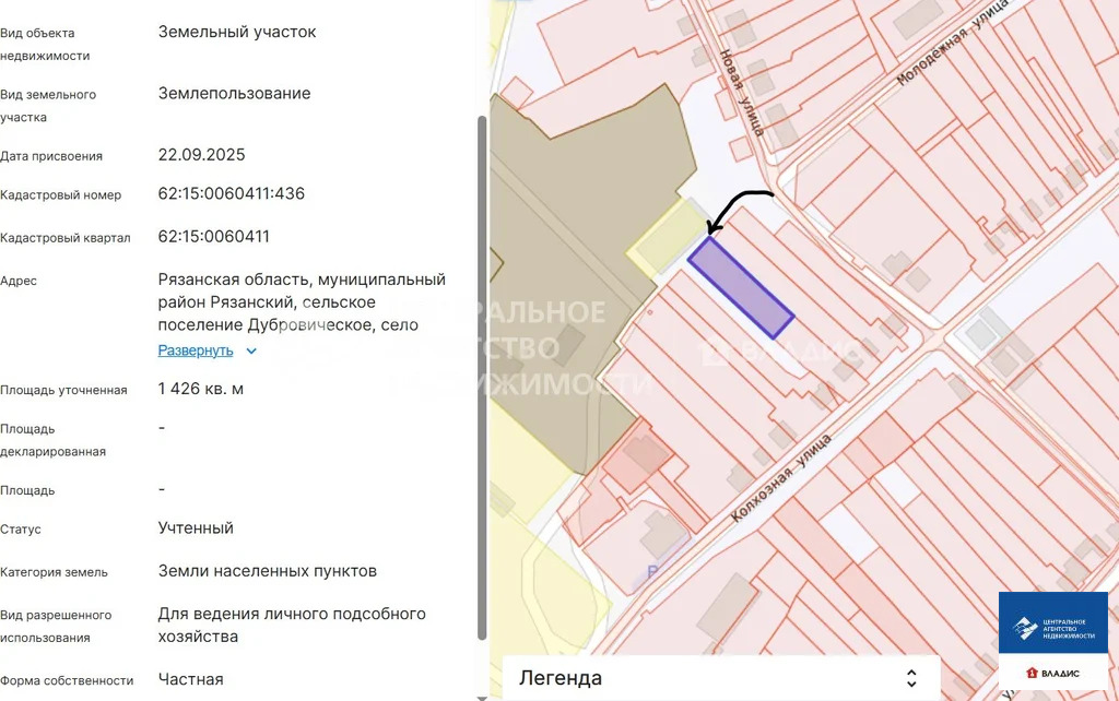 Продажа участка, Дубровичи, Рязанский район - Фото 0