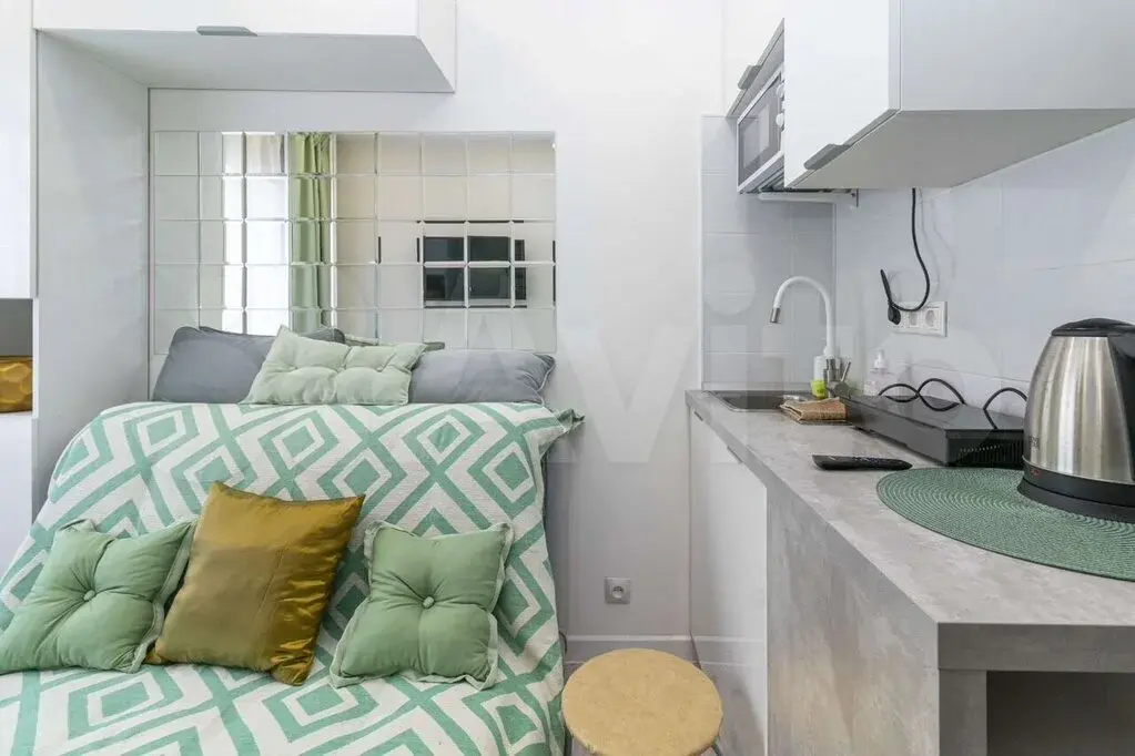 Квартира-студия, 12,5 м, 1 кровать - Фото 12