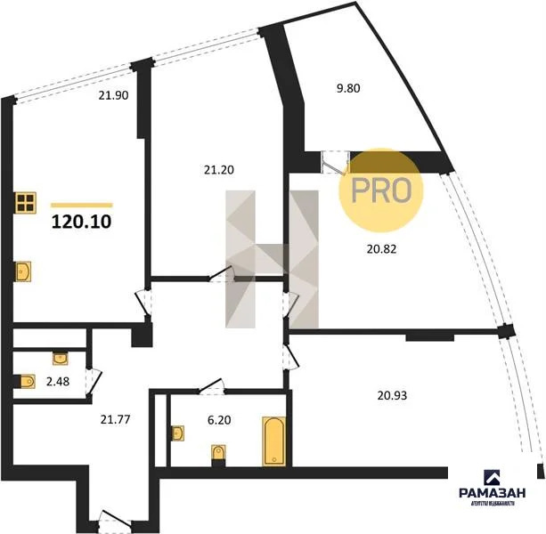 Продажа квартиры в новостройке, Казань, м. Горки, ул. Танковая - Фото 1