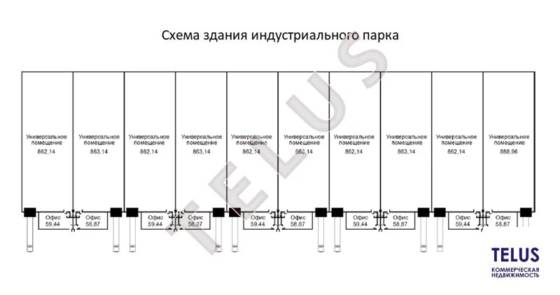 Лыткарно Light Industrial, Блок 991 м2, Склад или Производство (ном. ... - Фото 16