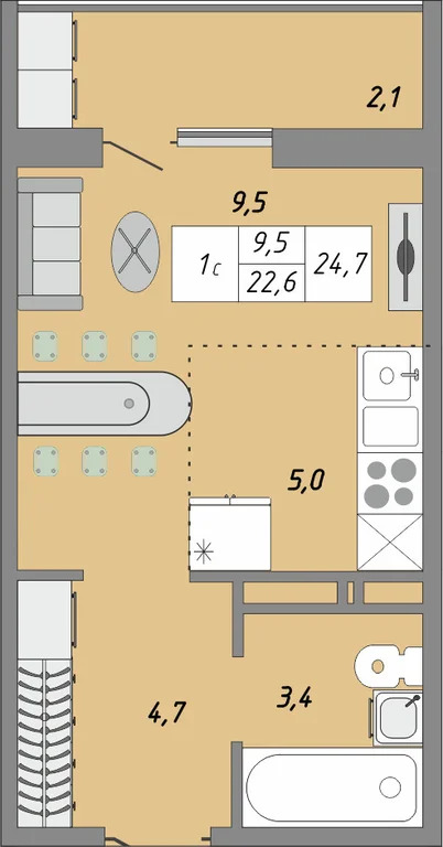 Продажа квартиры в новостройке, Оренбург, ул. Юркина - Фото 0