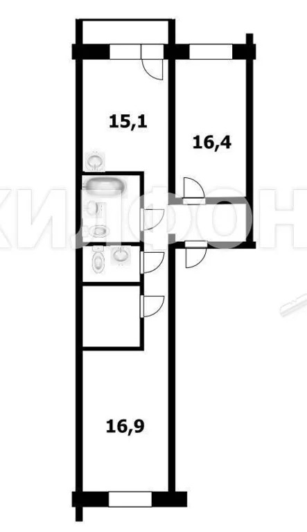 Продажа квартиры, Новосибирск, ул. Твардовского - Фото 22