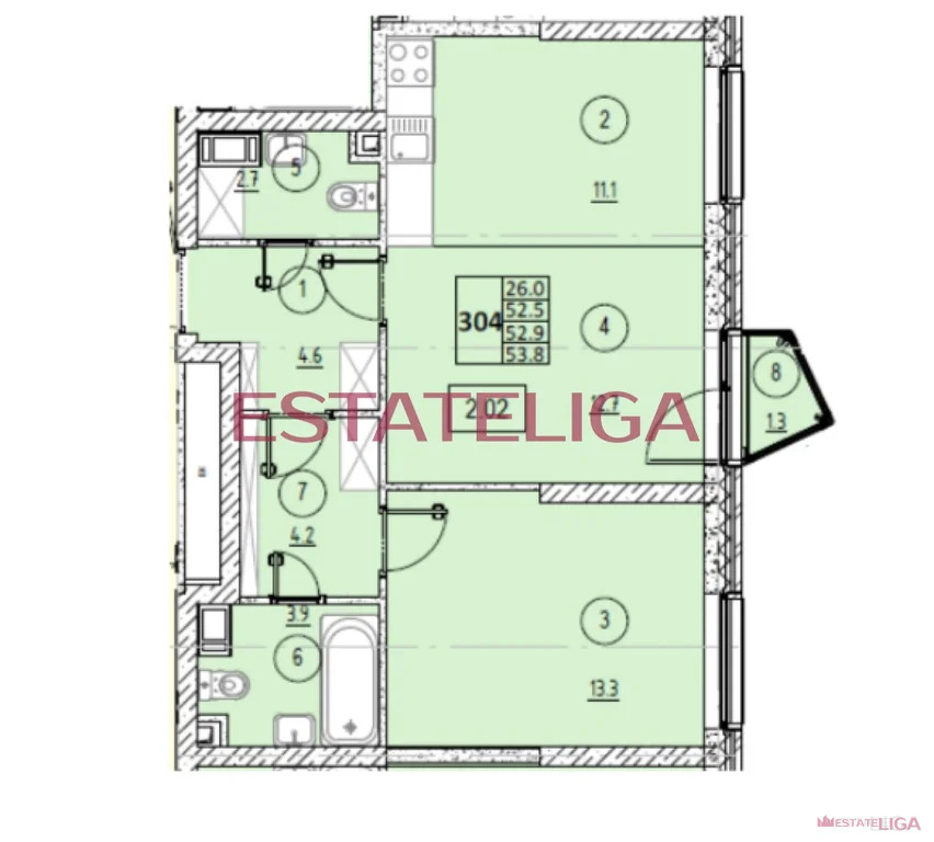 Продажа квартиры, ул. Генерала Глаголева - Фото 3
