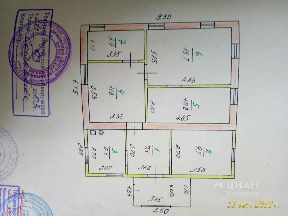 Карта орел овсянниково