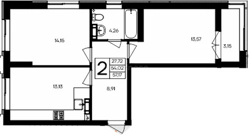 Продажа квартиры в новостройке, Севастополь, ул. Мате Залки - Фото 1