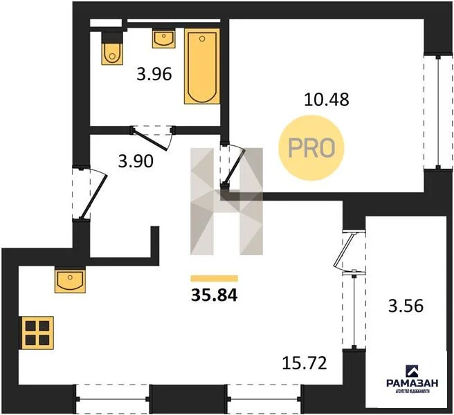 Продажа квартиры в новостройке, Казань, м. Козья слобода, ул. ... - Фото 1