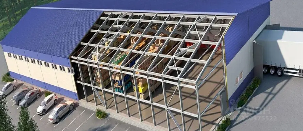 Продаю склад 1440.0м Московская область, Чехов муниципальный округ, ... - Фото 6