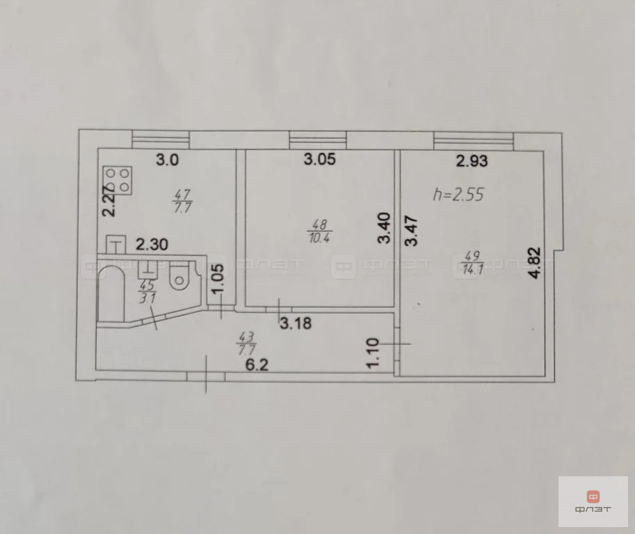 Продажа квартиры, Казань, ул. Рихарда Зорге - Фото 14