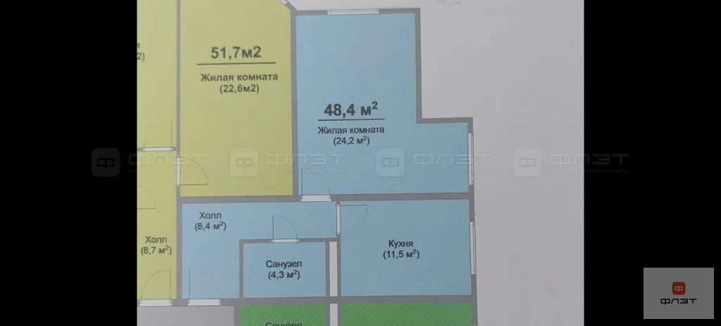 Продажа квартиры, Куюки, Пестречинский район, 16-й квартал - Фото 19