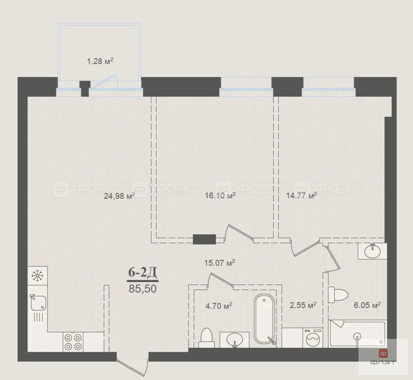 Продажа квартиры в новостройке, Казань, ул. Бутлерова - Фото 17