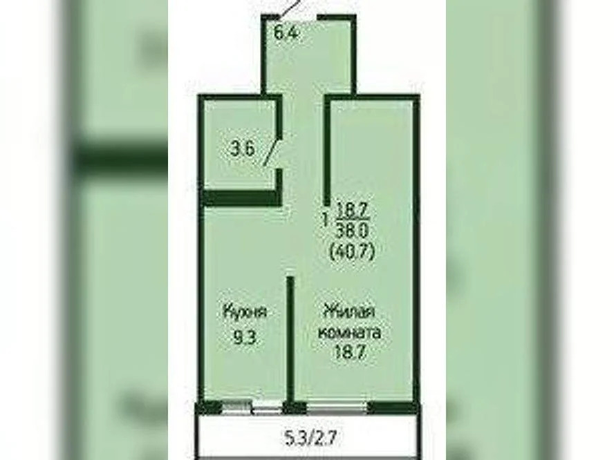 Продается 1-комн. квартира 43.6 кв.м. - Фото 6