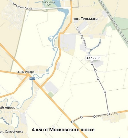 Московское шоссе 352к карта