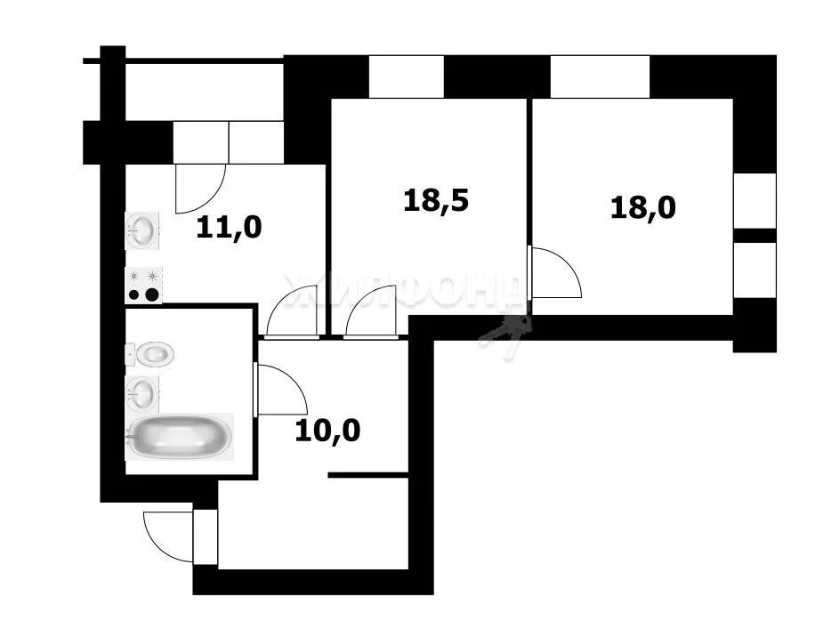 Продажа квартиры, Новосибирск, ул. Вилюйская - Фото 22