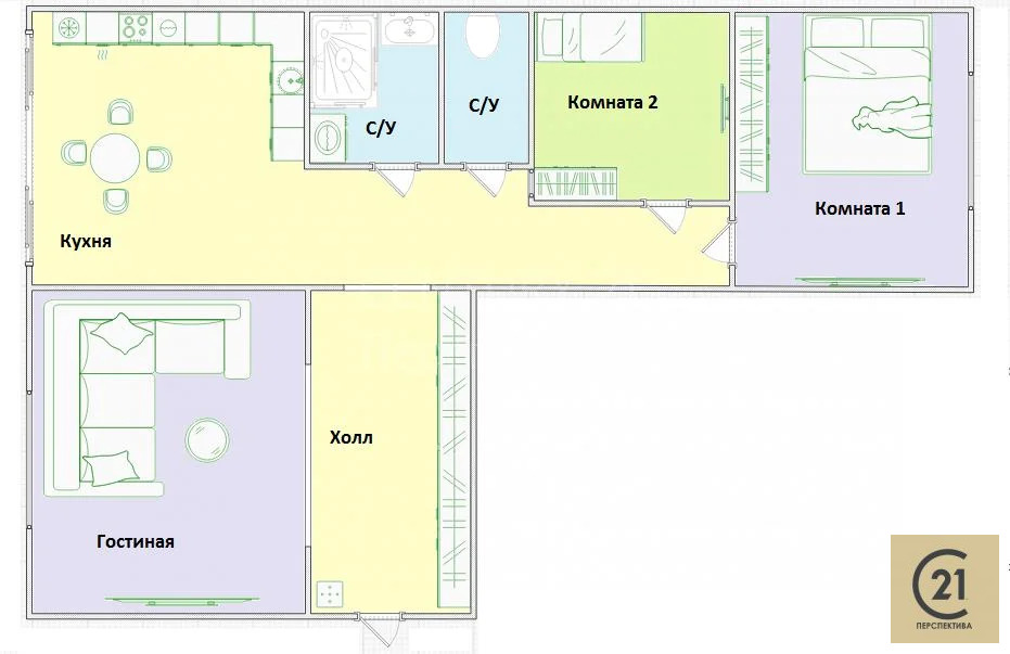 Продажа квартиры, Мытищи, Мытищинский район, улица Красная слобода - Фото 2