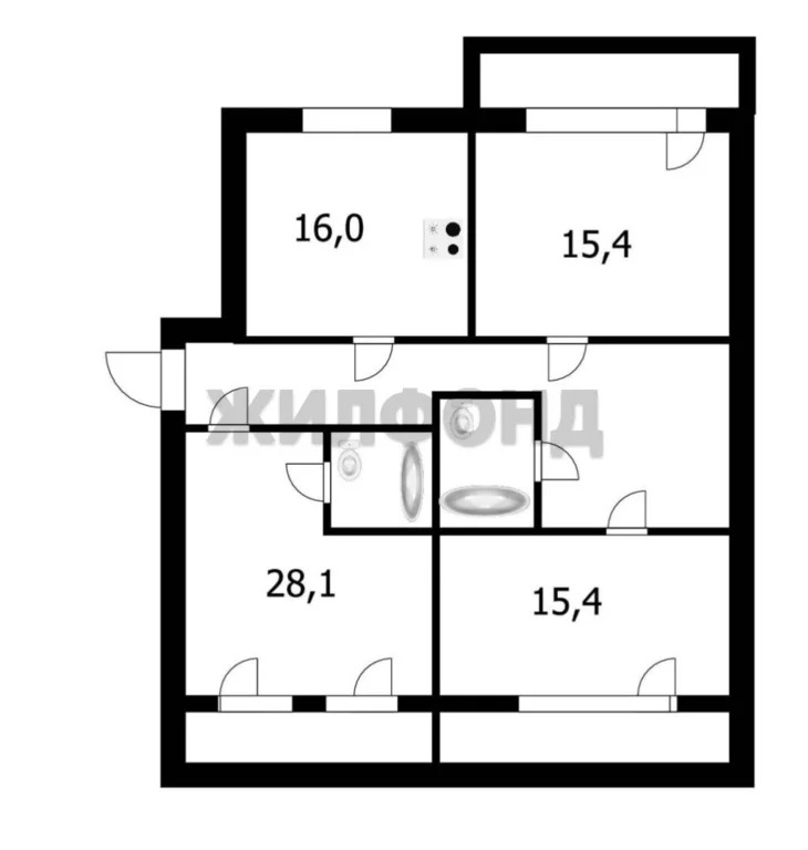 Продажа квартиры, Новосибирск, Мясниковой - Фото 17