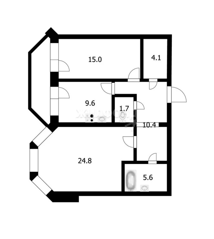 Продажа квартиры, Новосибирск, ул. Нарымская - Фото 20