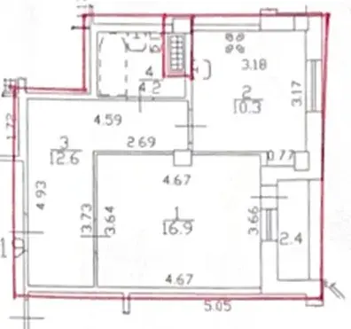 1к.кв.47,5м2,ЕВР,ПП,метро Рыьацкое-15 минут пешком - Фото 2