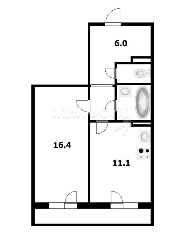 Продажа квартиры, Новосибирск, Александра Чистякова - Фото 21