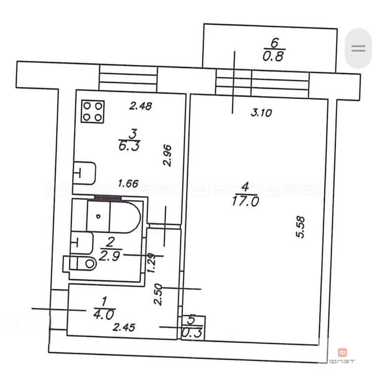 Продажа квартиры, Казань, ул. Парковая - Фото 15