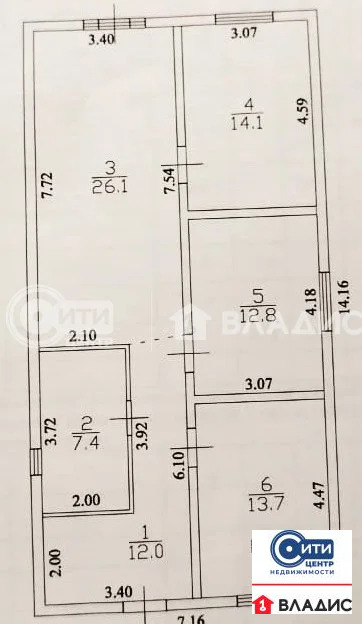 Продажа дома, Новая Усмань, Новоусманский район, ул. Октябрьская - Фото 9