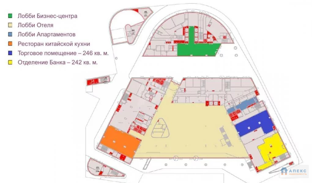 Аренда офиса 4106 м2 м. Ботанический сад в бизнес-центре класса А в . - Фото 2