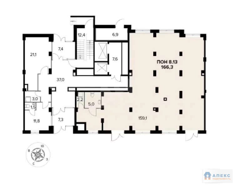 Продажа помещения (псн) пл. 166 м2 под аптеку, банк, бытовые услуги, . - Фото 1