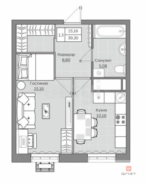 Продажа квартиры в новостройке, Казань, ул. Братьев Батталовых - Фото 4