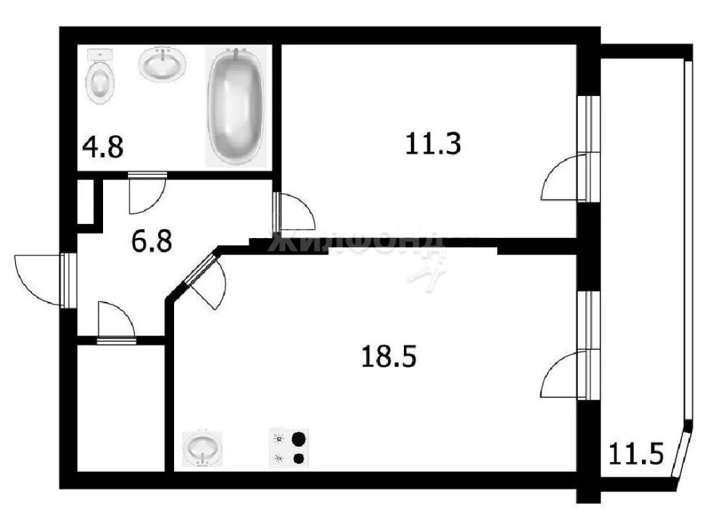 Продажа квартиры, Новосибирск, ул. Линейная - Фото 53