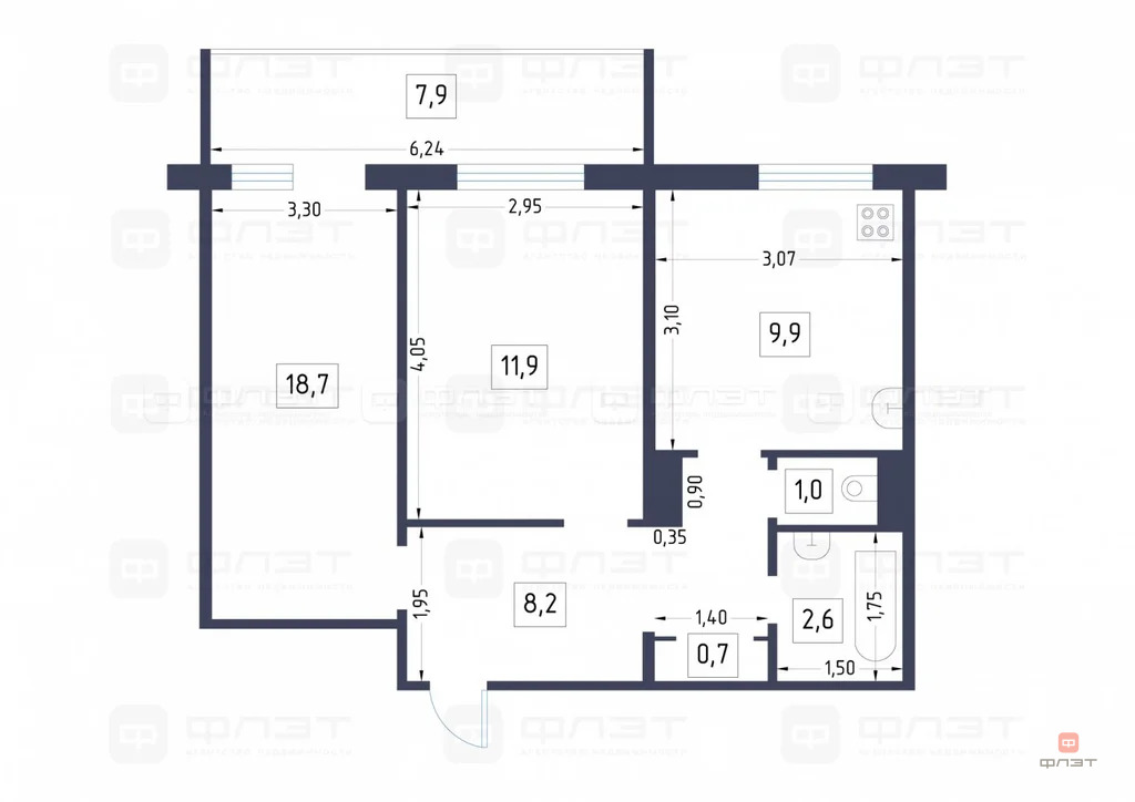 Продажа квартиры, Казань, ул. Рихарда Зорге - Фото 17