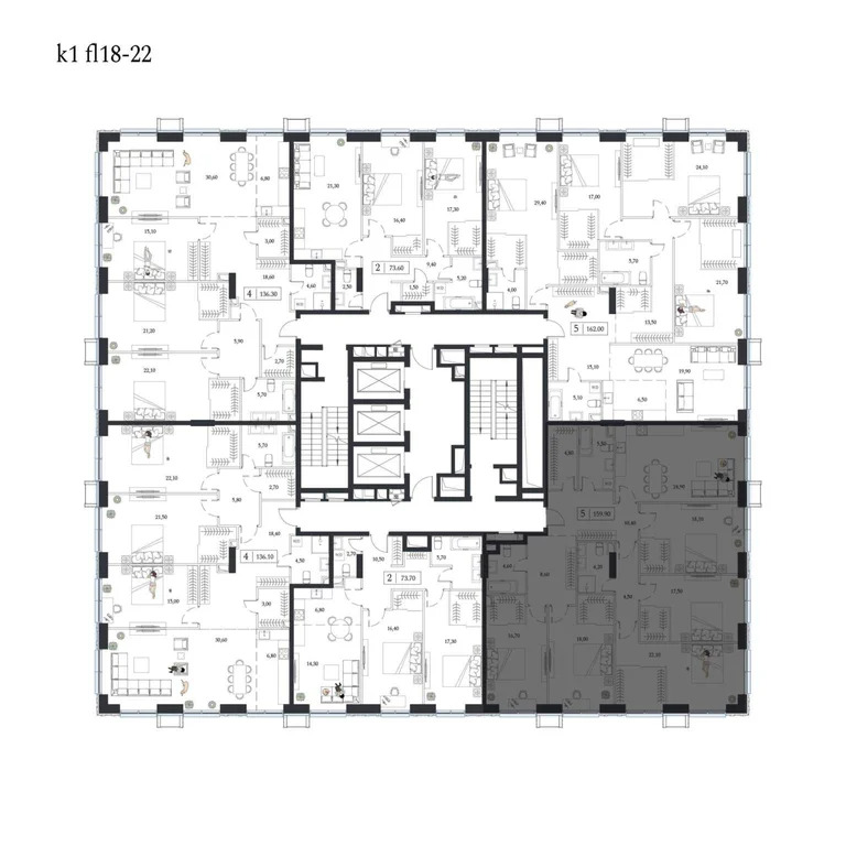 Продам 5-комн. квартиру 159.9 кв.м. - Фото 20