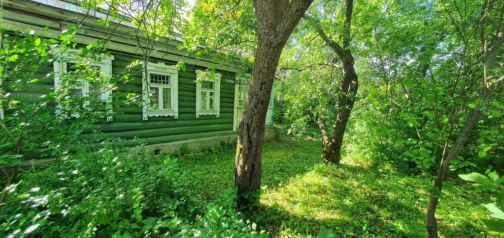Продается одноэтажный бревенчатый дом с земельным участком ИЖС - Фото 0