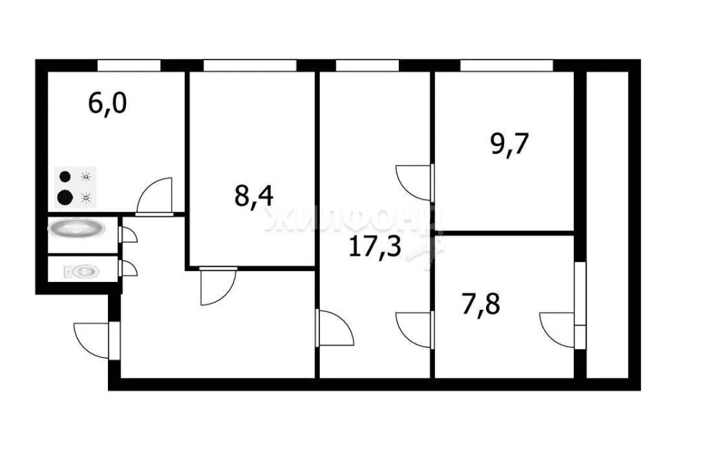 Продажа квартиры, Новосибирск, ул. Кошурникова - Фото 8