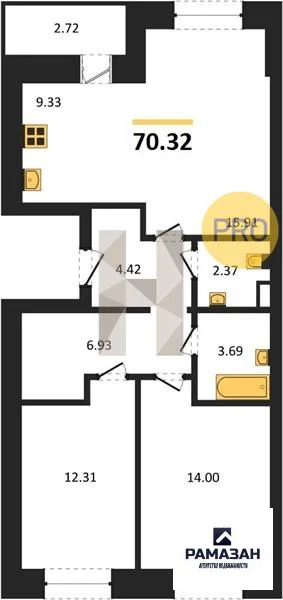 Продажа квартиры в новостройке, Нижнекамск, Нижнекамский район, ... - Фото 1