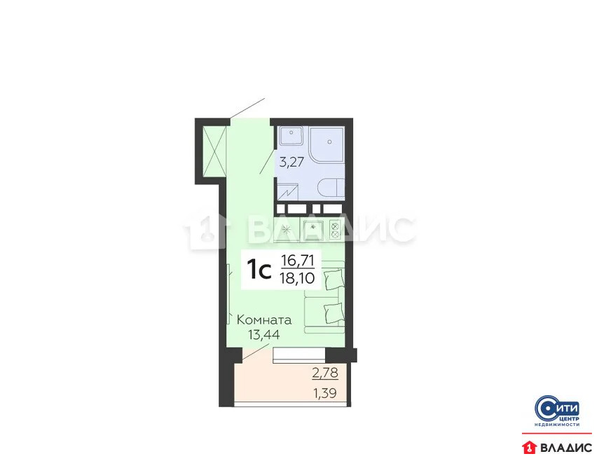 Продажа квартиры в новостройке, Воронеж, улица 45-й Стрелковой Дивизии - Фото 1