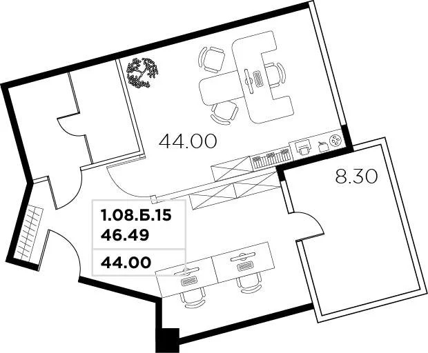Продажа офиса 52.3 м2 - Фото 4