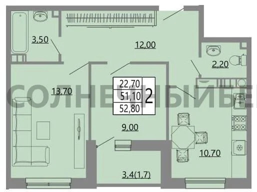 Продажа квартиры, Горячий Ключ, Объездная ул. - Фото 32