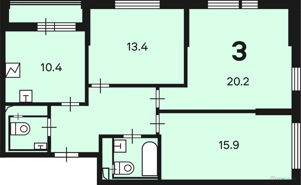 Продажа квартиры, 15-я Парковая улица - Фото 4