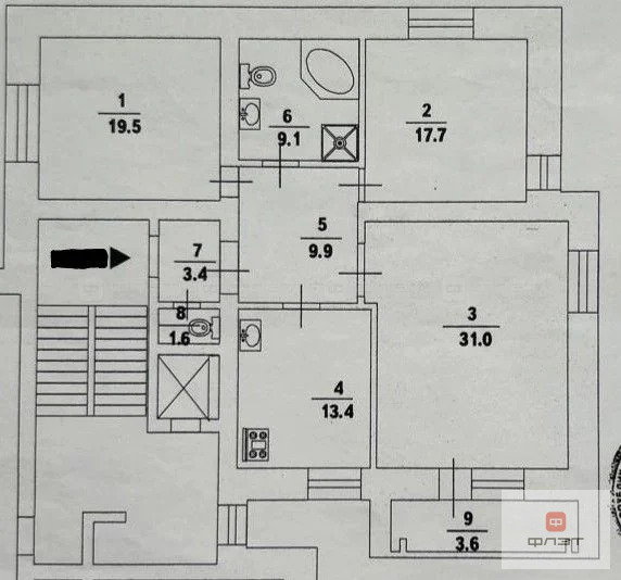 Продажа квартиры, Казань, ул. Гвардейская - Фото 25