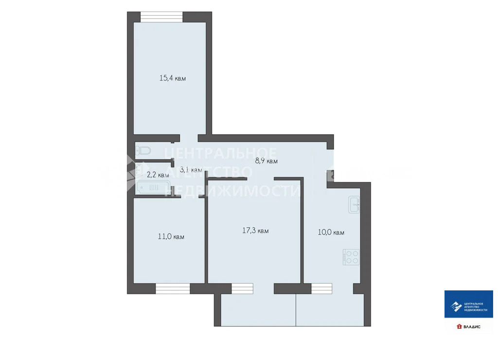 Продажа квартиры, Рязань, ул. Зубковой - Фото 18
