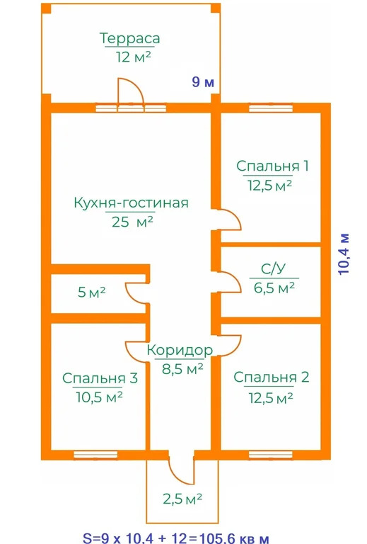 продажа дома, бобровский, сысертский район, ул лучистая - Фото 1