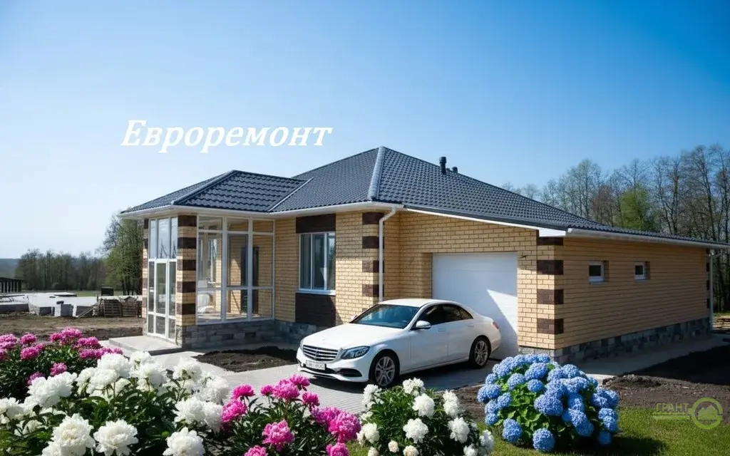 Новый кирпичный дом с гаражом в мкр Хохлово - Фото 1